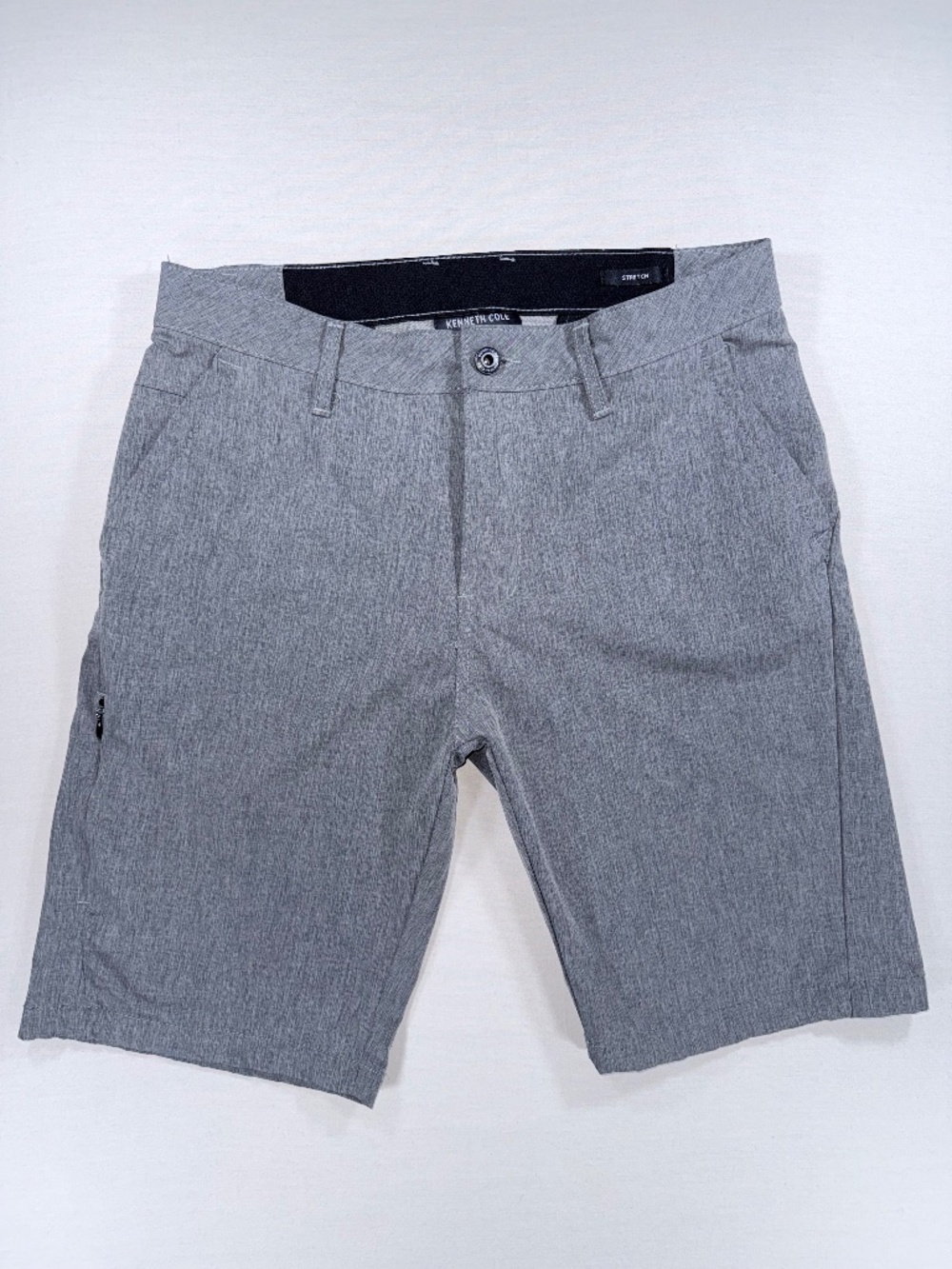 Kenneth Cole Techni-Cole Men's Tech Stretch Hybrid Shorts - Size 30 Gray
